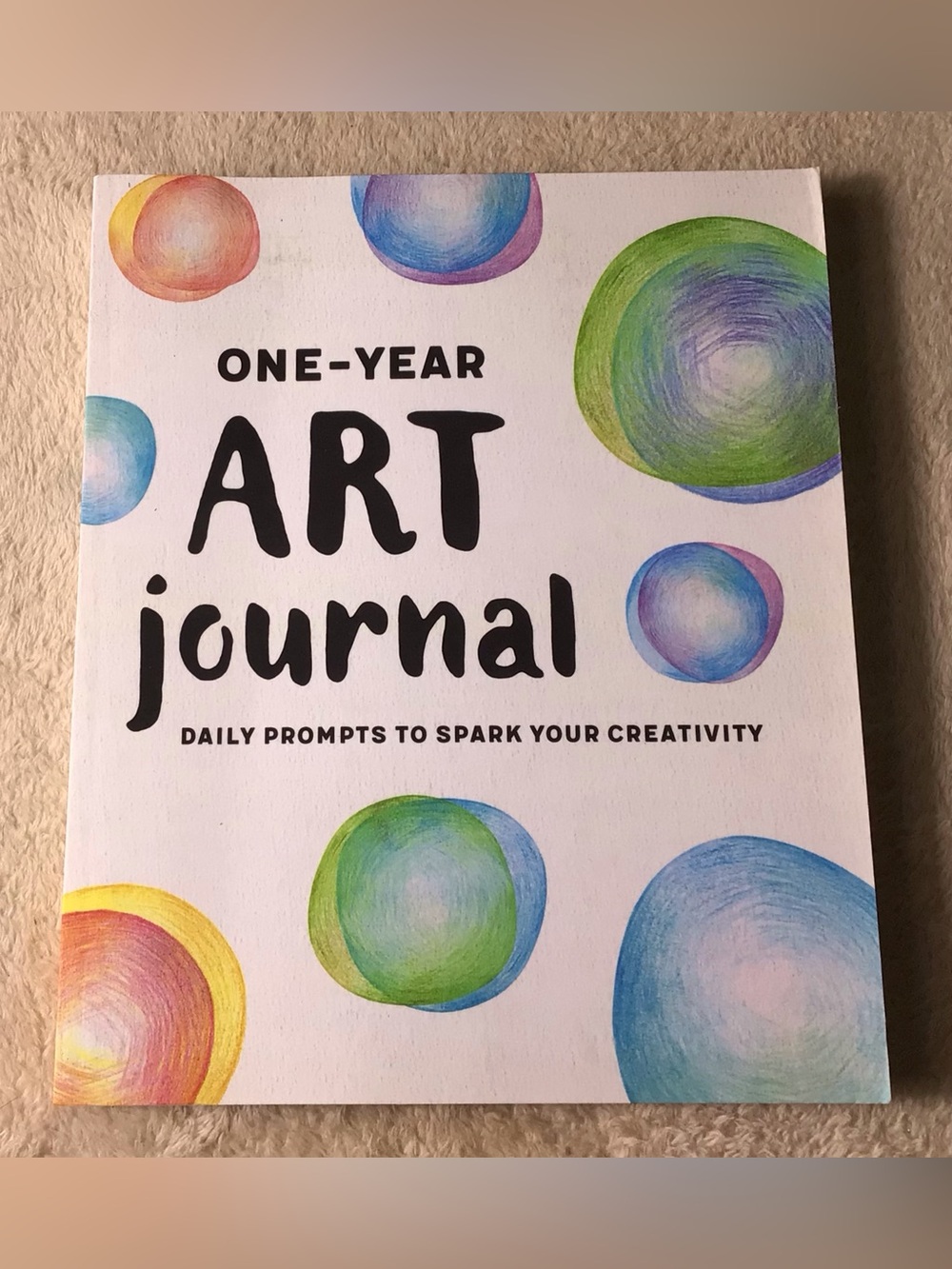 One-Year Art Journal — Daily Prompts to Spark Creativity (Multicolor)